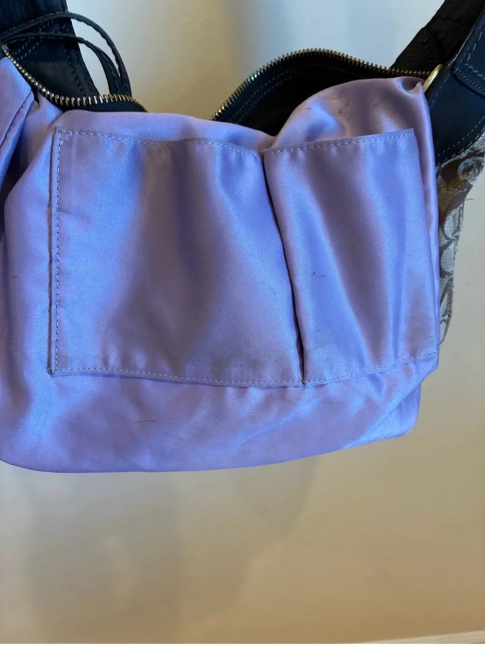 Vintage Coach Soho Signature C Jacquard Hobo Shoulder Bag Y2k